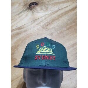 2000 Sydney Olympics Green Baseball Cap Snapback Green